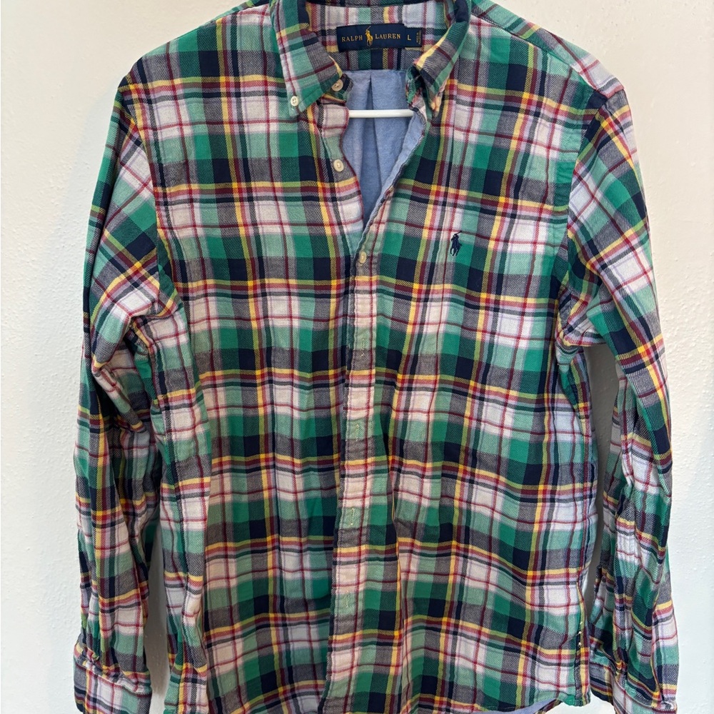 Ralph Lauren Multicolor Plaid Button-Down Shirt